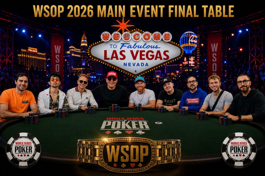 WSOP 2026 Main Event Final Table
