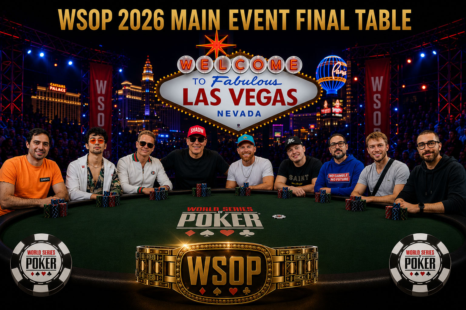 WSOP 2026 Main Event Final Table