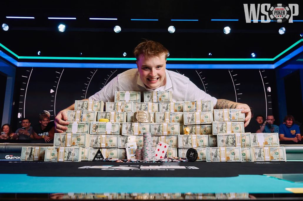 Lucas Jumalon wint WSOP Main Event 2026