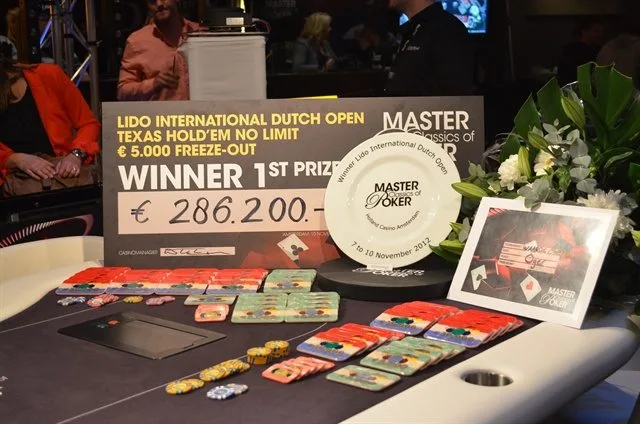 286.200 euro | 2012/11 - Master Classics of Poker - 5000 eu Main Event
