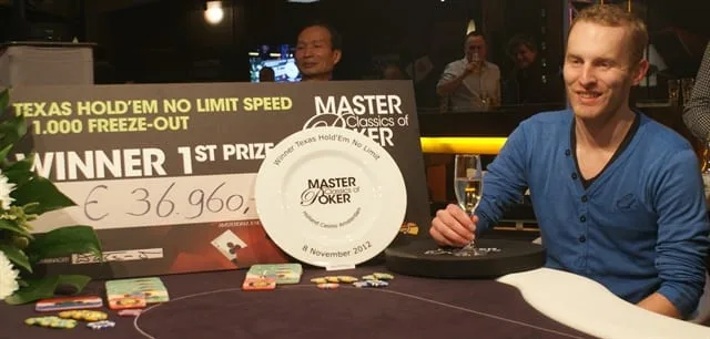 Johan van Til | 2012/11 - Master Classics of Poker - 1.000 eu NLHE Speed