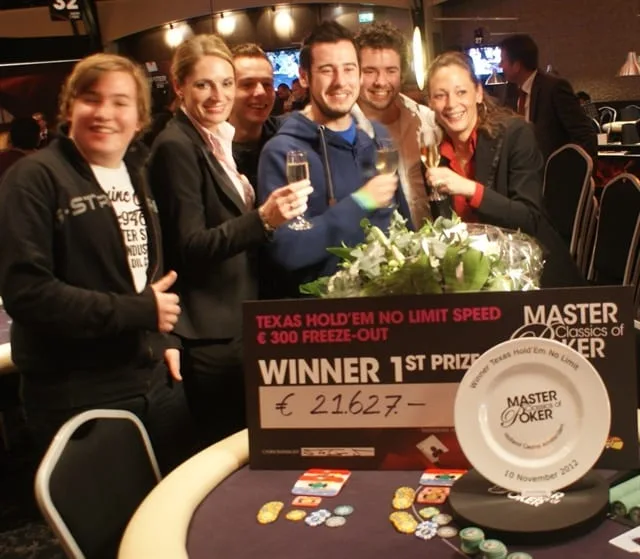 Freerk Post winnaar €300 Speed MCOP 2012 | 2012/11 - Master Classics of Poker - 300 eu NLHE Speed