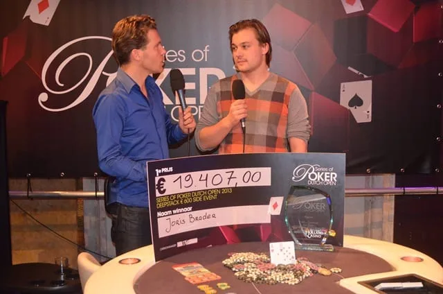 Joris Brader wint, interview Rolf Slotboom | 2013/12 - Dutch Open - 600 eu Dutch Open Side Event