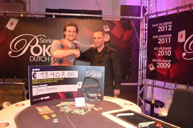 Joris Brader wint BorstelBreda Andre  | 2013/12 - Dutch Open - 600 eu Dutch Open Side Event