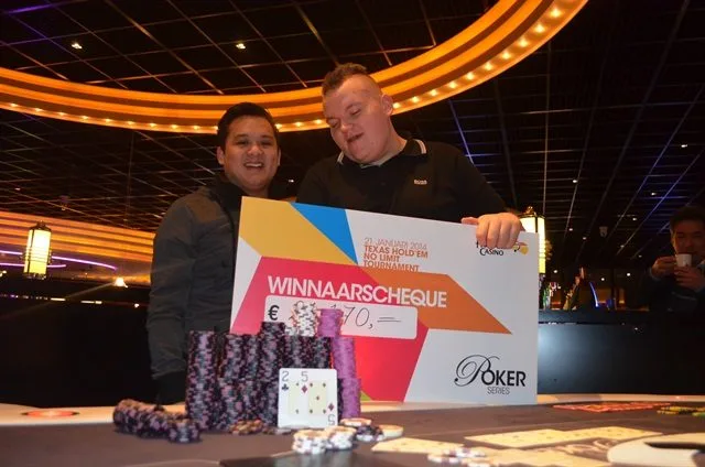 Ninh en Denzel | 2014/01 - Utrecht Poker Series - €550 NLHE Single Re-entry