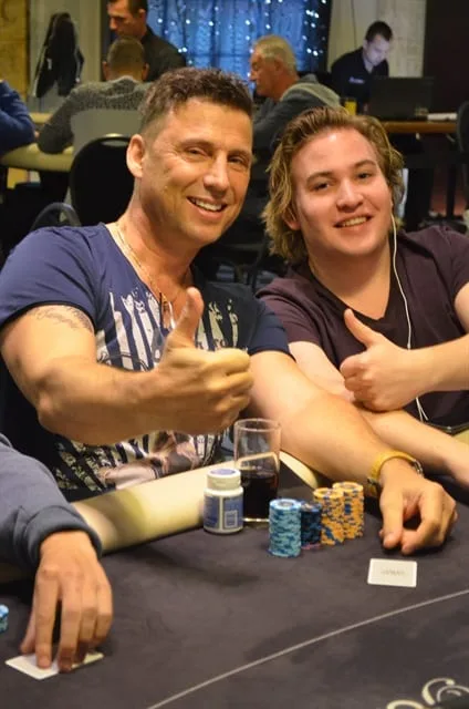 Dave van der Laan en Thomas Brader | 2014/10 - Breda Poker Series - 700 eu Main Event 