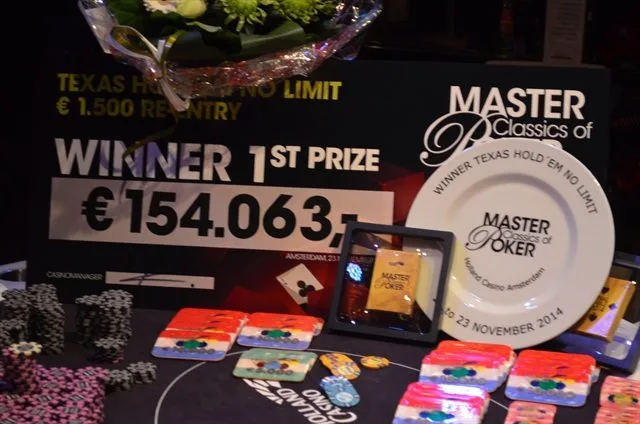 De hoofdprijs! | 2014/11 - Master Classics of Poker - 1500 eu NLHE Re-Entry