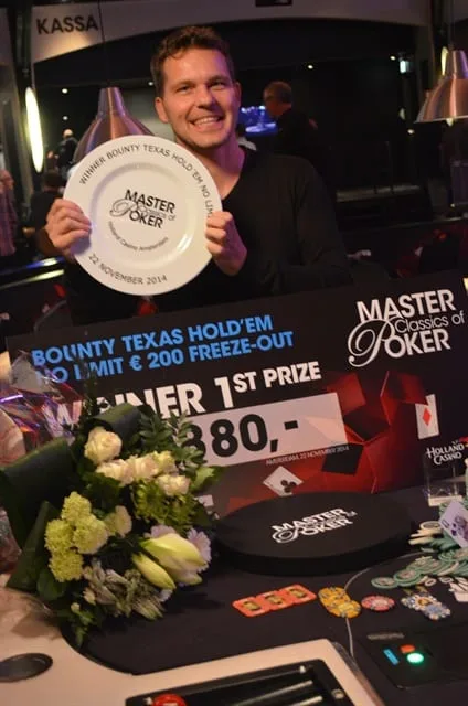 Rolf en z'n bordje! | 2014/11 - Master Classics of Poker - 200 eu NLHE Bounty