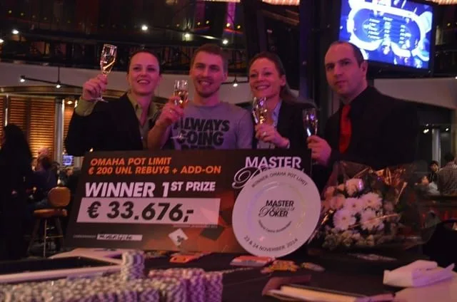 Winnaar 200 eu PLO Rebuy: Gleb Tremzin | 2014/11 - Master Classics of Poker - 10.000 eu Highroller Re-entry