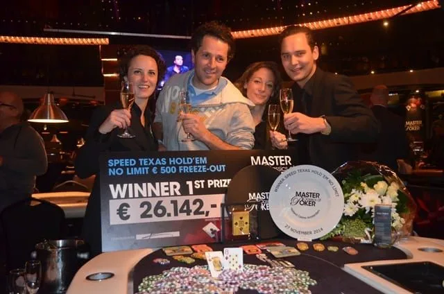 Winnaar 500 eu NLHE Speed: Thijs Menco | 2014/11 - Master Classics of Poker - 500 eu NLHE Speed