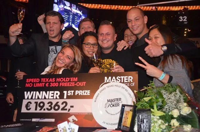 Winnaar 300 eu NLHE Speed: Johan Breur | 2014/11 - Master Classics of Poker - 300 eu NLHE Speed