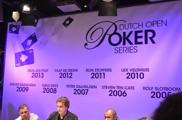 Oud-winnaars Dutch Open | 2014/12 - Dutch Open - 400 eu NLHE Bounty