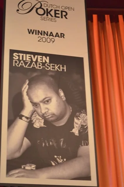 Winnaar 2009: Stieven Razab-Sekh | 2014/12 - Dutch Open - 1.500 eu Dutch Open Main Event