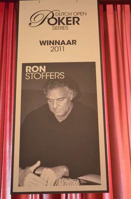 Winnaar 2011: Ron Stoffers | 2014/12 - Dutch Open - 1.500 eu Dutch Open Main Event
