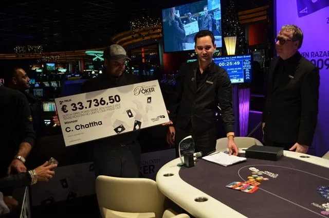 Runner up Chaz Chattha | 2014/12 - Dutch Open - 1.500 eu Dutch Open Main Event