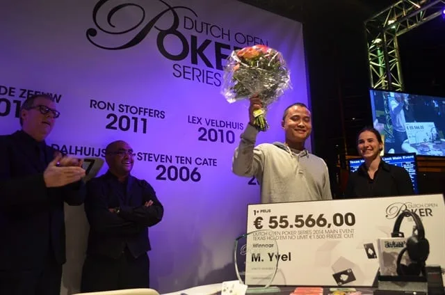 Nederlands kampioen Marciano Yvel | 2014/12 - Dutch Open - 1.500 eu Dutch Open Main Event
