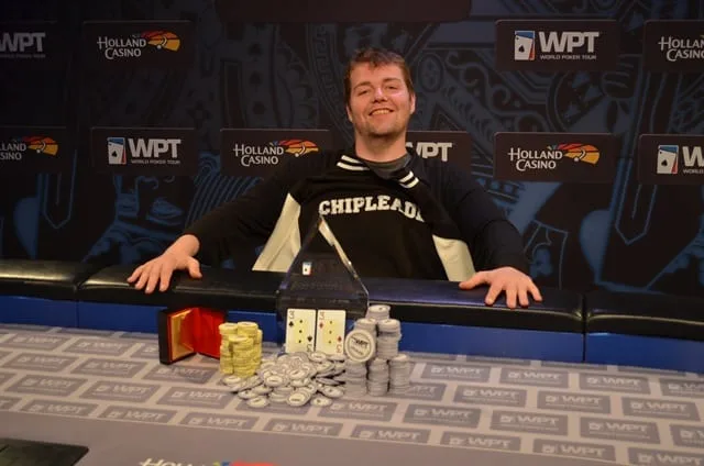 Met de chipleader jacket | 2015/05 - World Poker Tour Amsterdam - €6.000 WPT High Roller