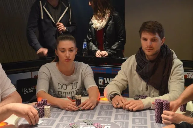 Ana-Maria Cosma en Stephan Kribben | 2015/05 - World Poker Tour Amsterdam - €1.500 WPT Bigstack