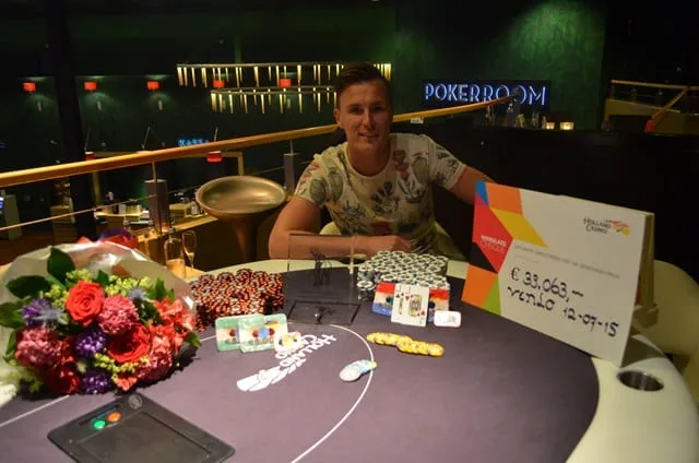  Foeke Deinum winnaar VePS | 2015/07 - Venlo Poker Series - 1000 eu Deep Stack Main Event