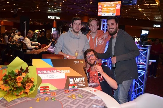 Niels, Freerk, Koense en Kees | 2015/09 - WPTN Valkenburg - WPTN Valkenburg €1.500 High Roller