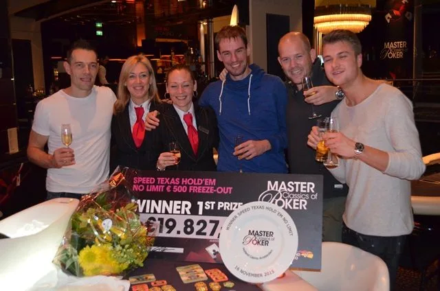 Tobias wint 500 eu Speed! | 2015/11 - Master Classics of Poker - Event 7: €500 NLHE Speed