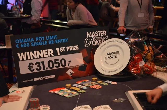 Hier spelen we voor | 2015/11 - Master Classics of Poker - Event 10: €600 PLO (Single Re-entry)