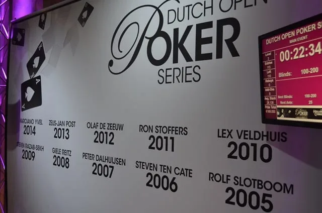 Het affiche | 2015/12 - Dutch Open - 1500 eu Dutch Open Main Event