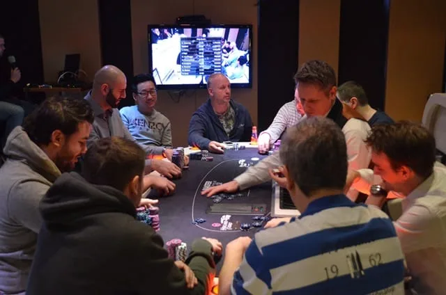 Finaletafel Big Stack Main Event | 2016/02 - Rotterdam Poker Series - €1.500 Main Event Big Stack