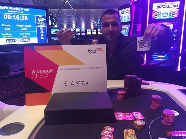 Winnaar €200 NLH Re-entry: Milad Shoushi | 2016/04 - Enschede Poker Series - €200 NLH Re-entry