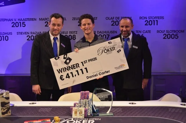 © 2026 Pokercity | Daniel Carter | 2016/12 - Dutch Open - €1.500 Dutch Open Main Event Daniel Carter | 2016/12 - Dutch Open - €1.500 Dutch Open Main Event