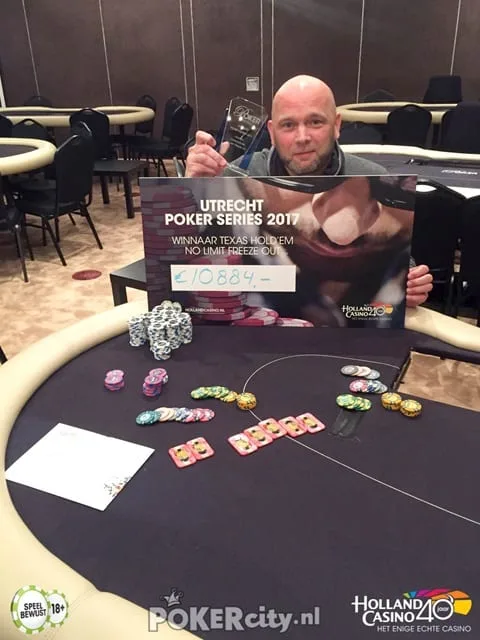 © 2026 Pokercity | Winnaar | 2017/01 - Utrecht Poker Series - €300 NLHE Freeze-out Winnaar | 2017/01 - Utrecht Poker Series - €300 NLHE Freeze-out