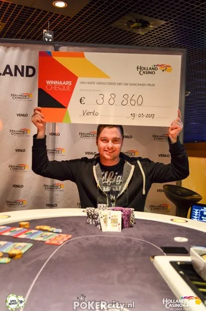Paul de Kort | 2017/03 - Venlo Poker Series - €1.000 NLHE Main Event Single Re-entry