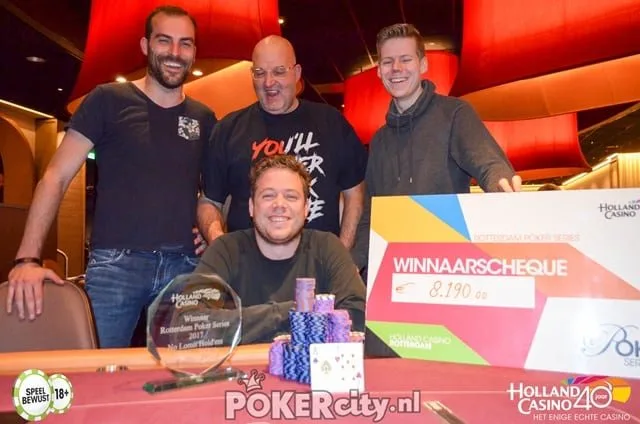 Alex, Raymond, Paul en Paul | 2017/04 - Rotterdam Poker Series - €600 NLHE PSKO Re-entry (€300+€300)