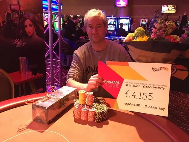 Winnaar €300 NLHE Progressive Bounty FO: Sandro Farina | 2017/04 - Enschede Poker Series - €300 NLHE Progressive Bounty FO