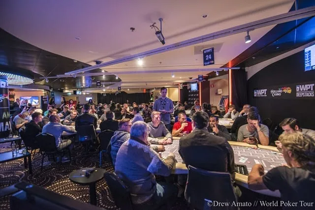 Speelzaal WPT DeepStacks Dag 1A | 2017/05 - World Poker Tour Amsterdam - €1.500 WPT DeepStacks 