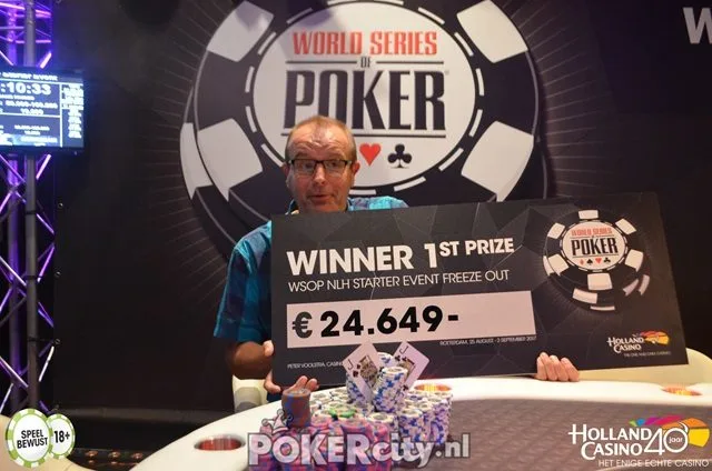 Sjef Crapts wint €440 Starter event! | 2017/08 - WSOP Circuit Rotterdam - #1 €440 WSOP NLHE Starter