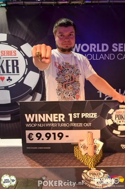 © 2026 Pokercity | Maksym Lavrov | 2017/08 - WSOP Circuit Rotterdam - #2 €330 WSOP NLHE Turbo Maksym Lavrov | 2017/08 - WSOP Circuit Rotterdam - #2 €330 WSOP NLHE Turbo