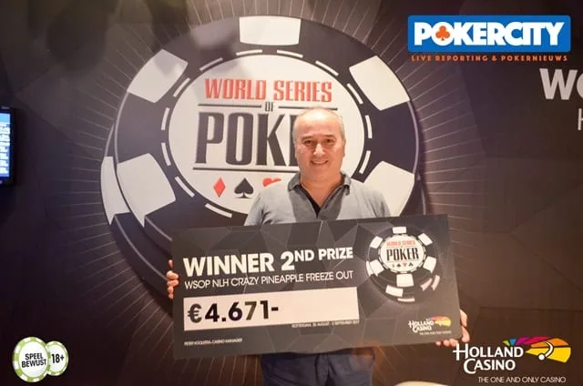 © 2026 Pokercity | NULL | 2017/08 - WSOP Circuit Rotterdam - #10 €330 WSOP Crazy Pineapple NULL | 2017/08 - WSOP Circuit Rotterdam - #10 €330 WSOP Crazy Pineapple