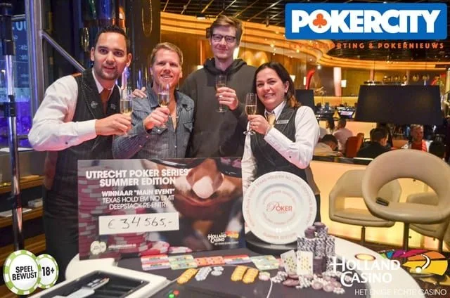 Winnaarsfoto Feenstra Steinmann | 2017/09 - Utrecht Poker Series - #4 €700 Main Event Re-entry