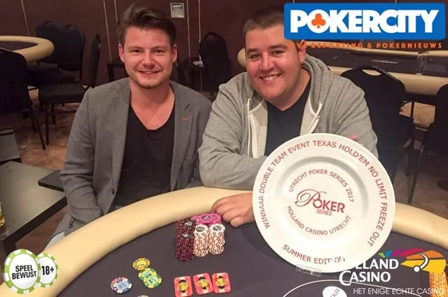 Winnaar #3 €440 Double Team Event | 2017/09 - Utrecht Poker Series - #3 €440 Double Team Event