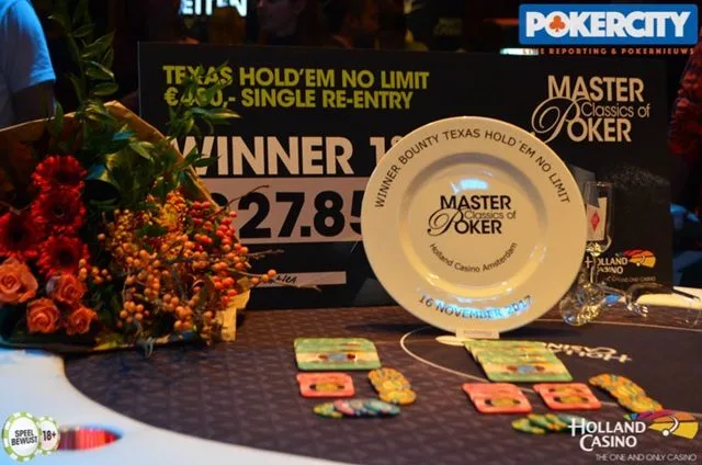 Prijzengeld | 2017/11 - Master Classics of Poker - €440 NLHE Single Re-entry