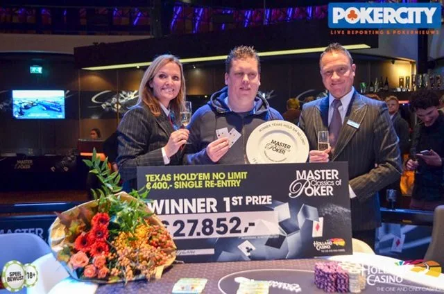 Winnaar €440 NLHE Single Re-entry: Tonny van Eck | 2017/11 - Master Classics of Poker - €440 NLHE Single Re-entry