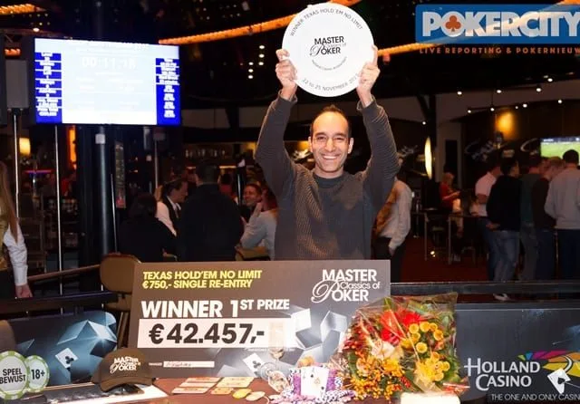 Winnaar €825 NLHE Single Re-entry: Kian Smit | 2017/11 - Master Classics of Poker - €825 NLHE Single Re-entry