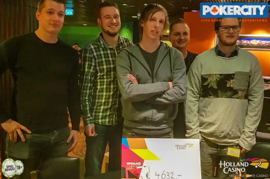 © 2026 Pokercity | Didier Bollen | 2018/03 - Venlo Poker Series - €220 NLHE Turbo Double Stack Didier Bollen | 2018/03 - Venlo Poker Series - €220 NLHE Turbo Double Stack