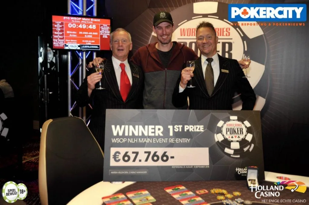 Tobias Peters wint WSOP Circuit Rotterdam Main Event! | 2018/08 - WSOP Circuit Rotterdam - €1.650 WSOP Circuit Main Event - RING