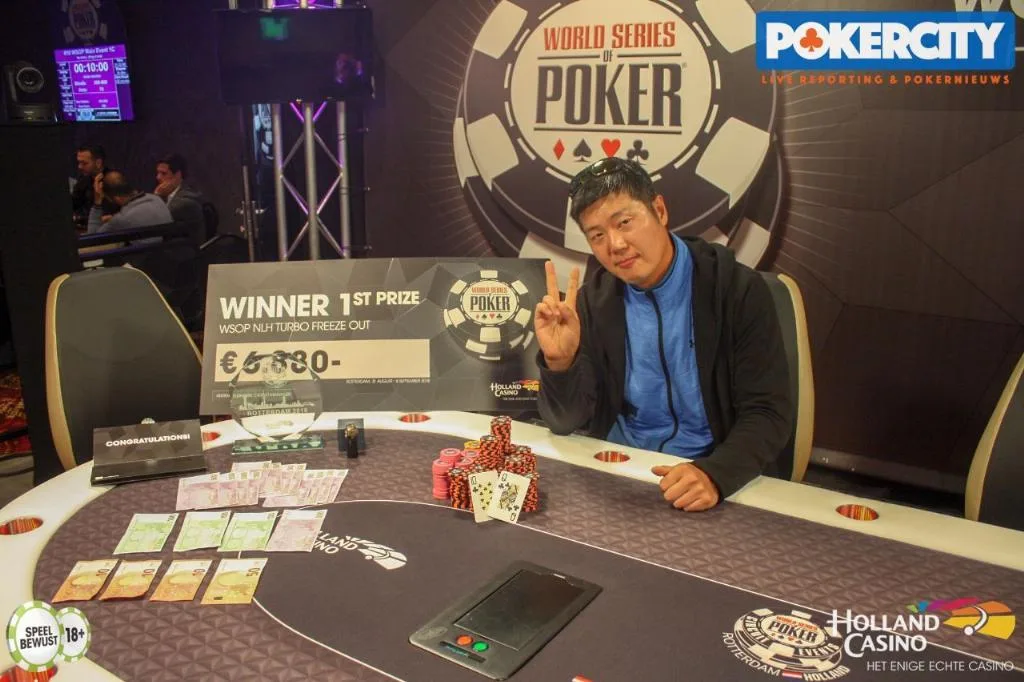 © 2026 Pokercity | Winnaar €330 WSOP Circuit Turbo FO - RING: Jungha Jung | 2018/08 - WSOP Circuit Rotterdam - €330 WSOP Circuit Turbo FO - RING Winnaar €330 WSOP Circuit Turbo FO - RING: Jungha Jung | 2018/08 - WSOP Circuit Rotterdam - €330 WSOP Circuit Turbo FO - RING