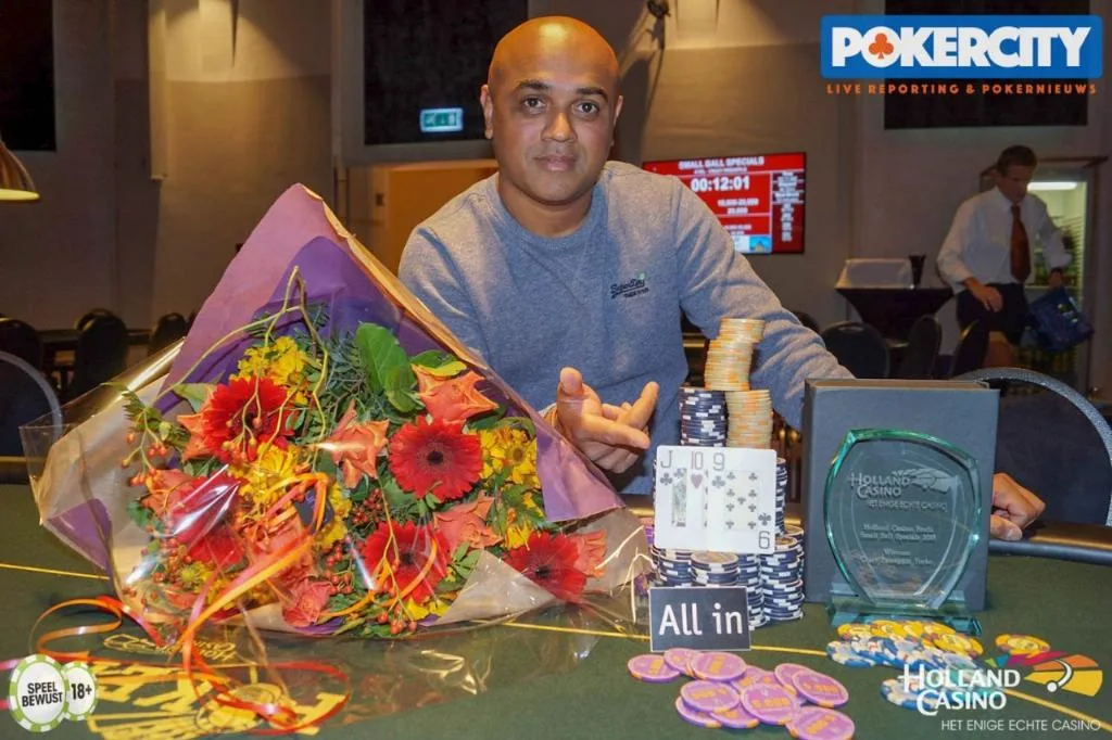 Winnaar €165 Crazy Pineapple: Dhanandjai Soechit | 2018/10 - Small Ball Specials Breda - €165 Crazy Pineapple