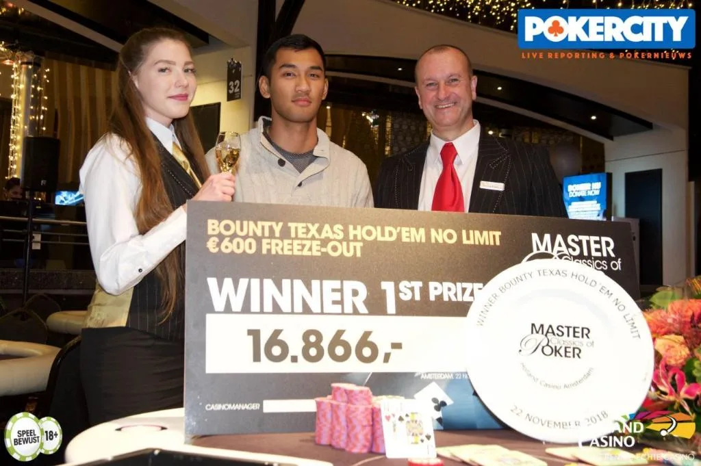 © 2026 Pokercity | Winnaar €660 Bounty Freeze-out: David Singontiko | 2018/11 - Master Classics of Poker - €660 Bounty Freeze-out Winnaar €660 Bounty Freeze-out: David Singontiko | 2018/11 - Master Classics of Poker - €660 Bounty Freeze-out
