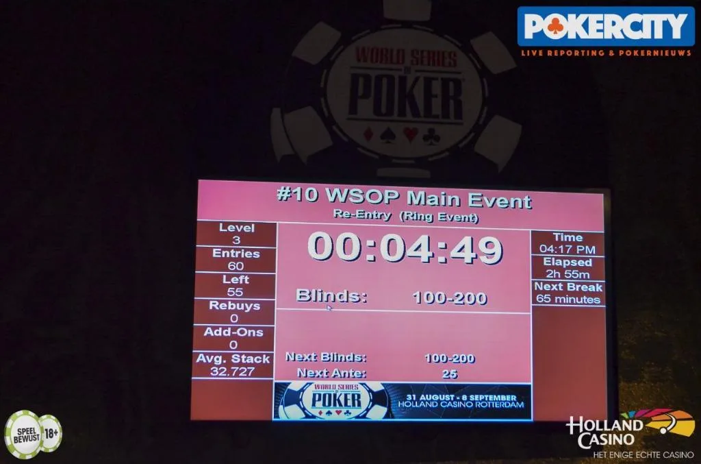 2018/08 - WSOP Circuit Rotterdam - €1.650 WSOP Circuit Main Event - RING