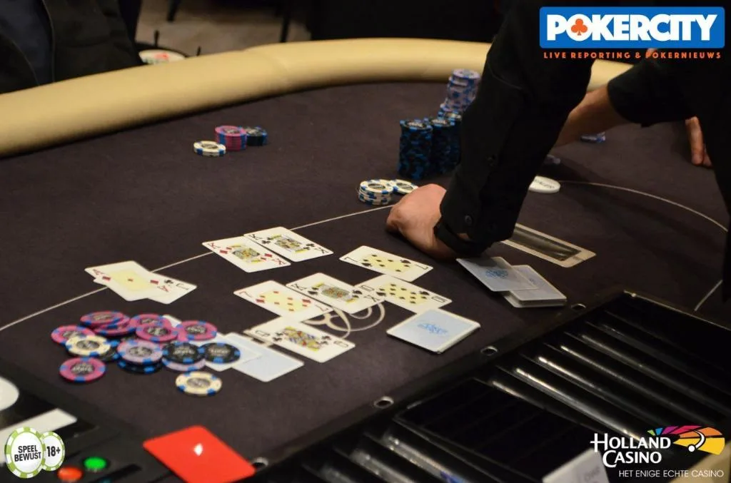 Stanley van Kallen grijpt chiplead | 2018/10 - Valkenburg Poker Series - €440 NLHE Main Event